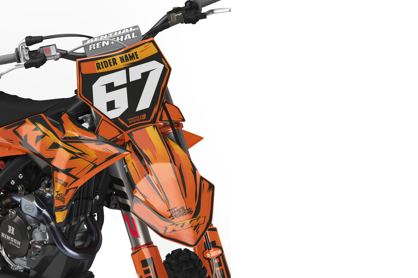 KTM SCRIBBLE ORANGE