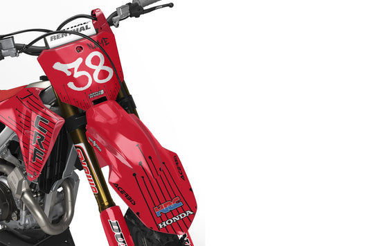 HONDA LINES RED