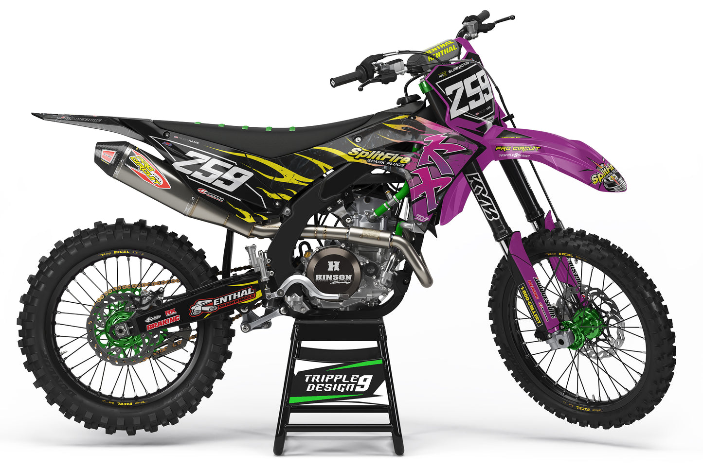 KAWASAKI FLAME PURPLE
