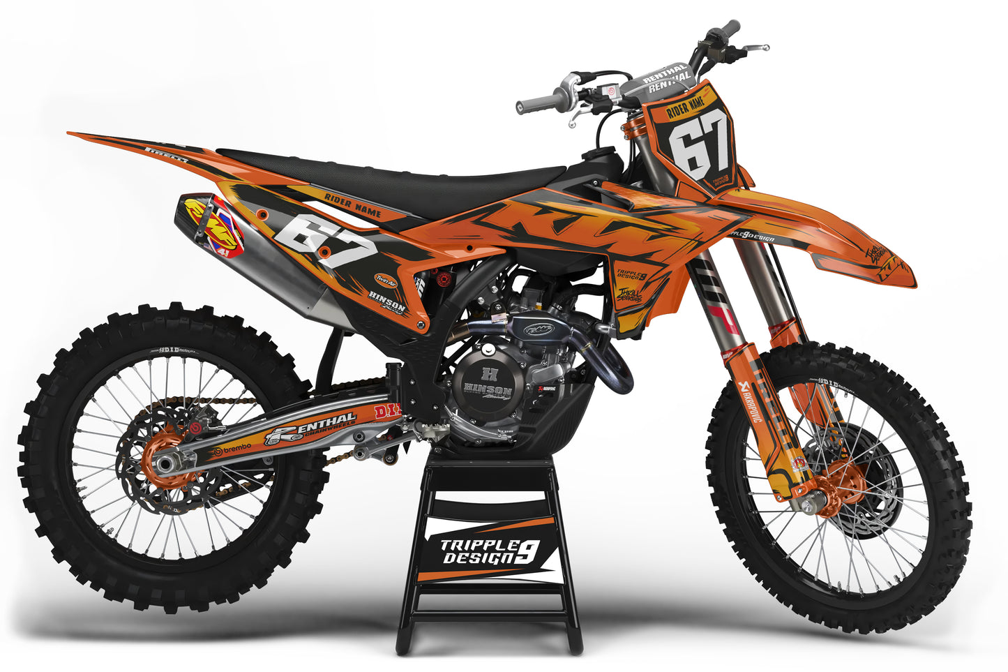 KTM SCRIBBLE ORANGE